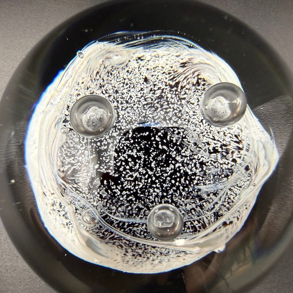 Caithness Trilogy Scotland Limited Art Glass Paperweight Signed Numbered Bubble - Picture 6 of 14